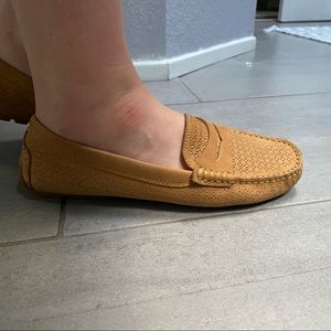 Ralph Lauren Loafers , size 7, beige leather